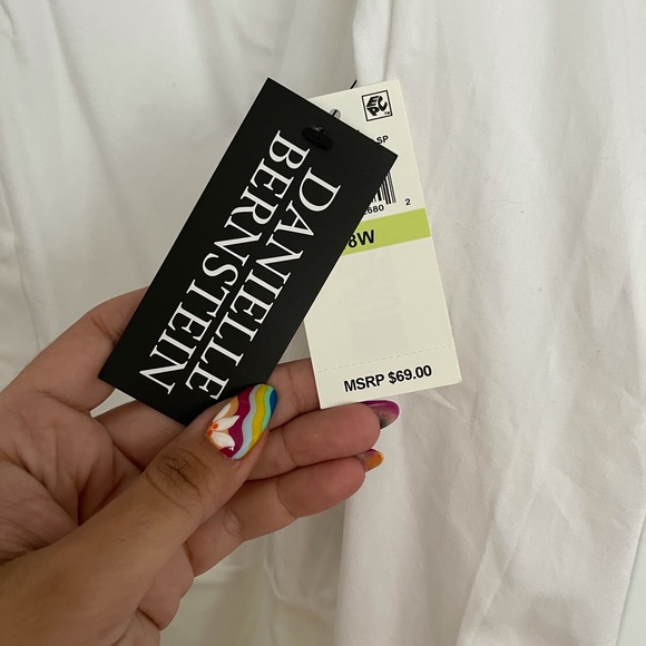 Danielle Bernstein Puff Sleeve Bodysuit, Plus Size - Picture 5 of 8